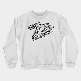 Zzz Letters Doodle Art Crewneck Sweatshirt